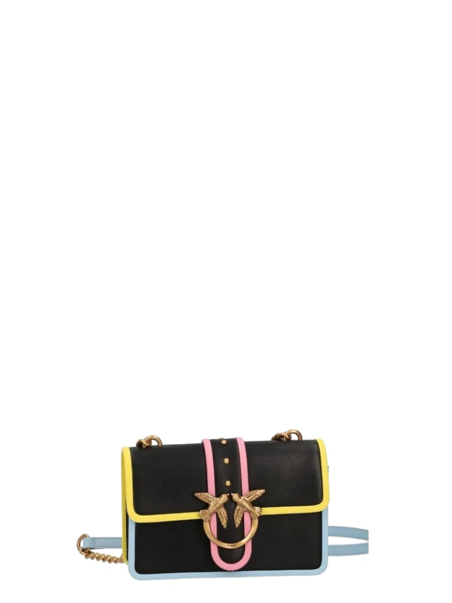 Mini Love Bag con profili multicolor-Pinko-Borse a spalla-Vittorio Citro Boutique