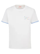 T-Shirt Emilie in Cotone con Ricamo "Portami al Mare"-Mc2 Saint Barth-T-shirt-Vittorio Citro Boutique