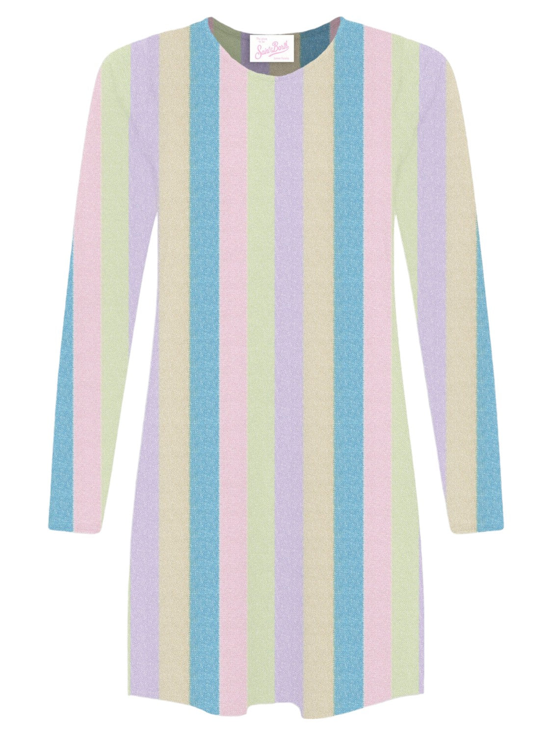 Mini abito da donna in maglia di cotone Imany-Abiti-Mc2 Saint Barth-Vittorio Citro Boutique