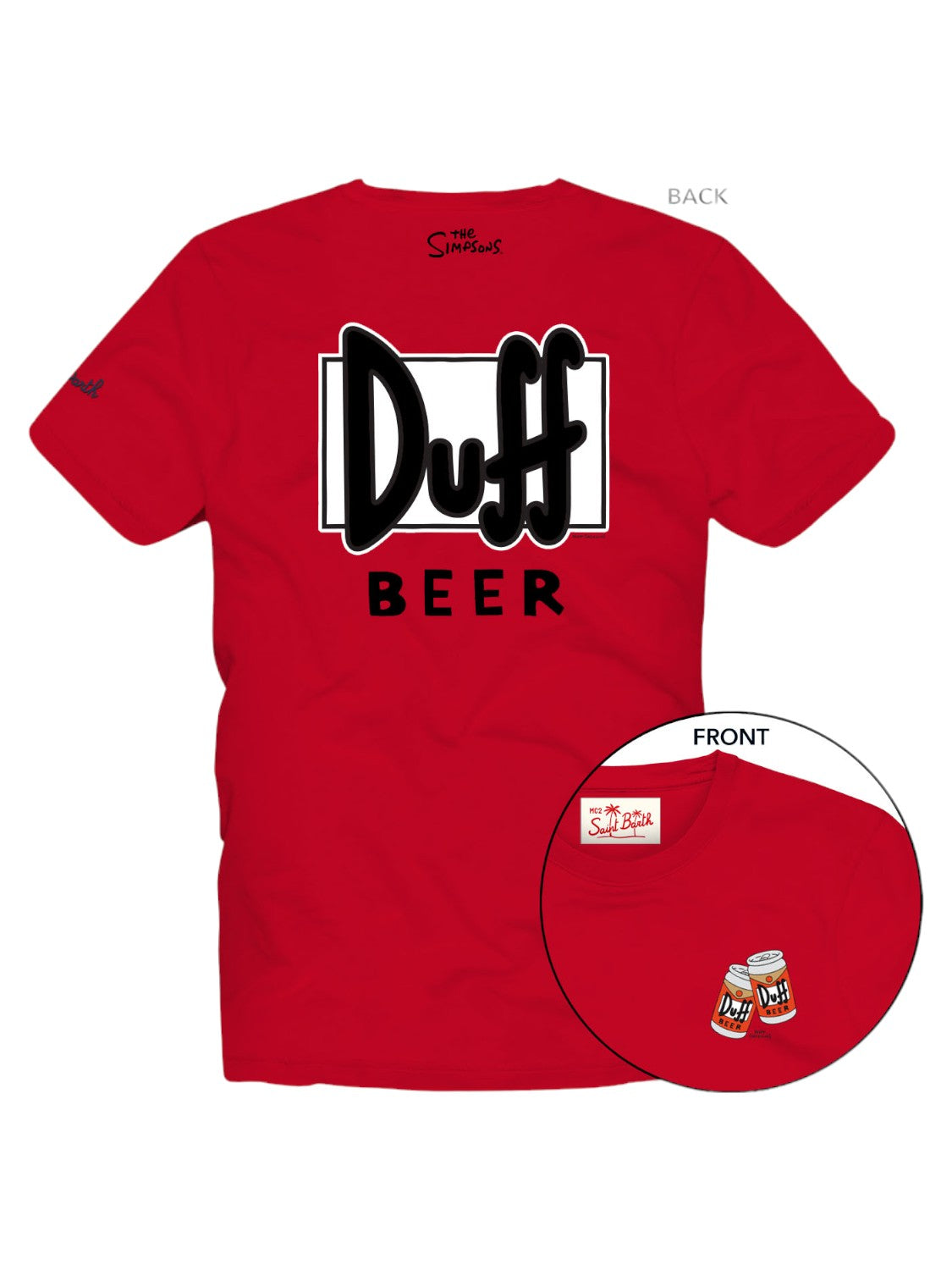 T-Shirt Stampa Duff Beer-T-shirt-Mc2 Saint Barth-Vittorio Citro Boutique